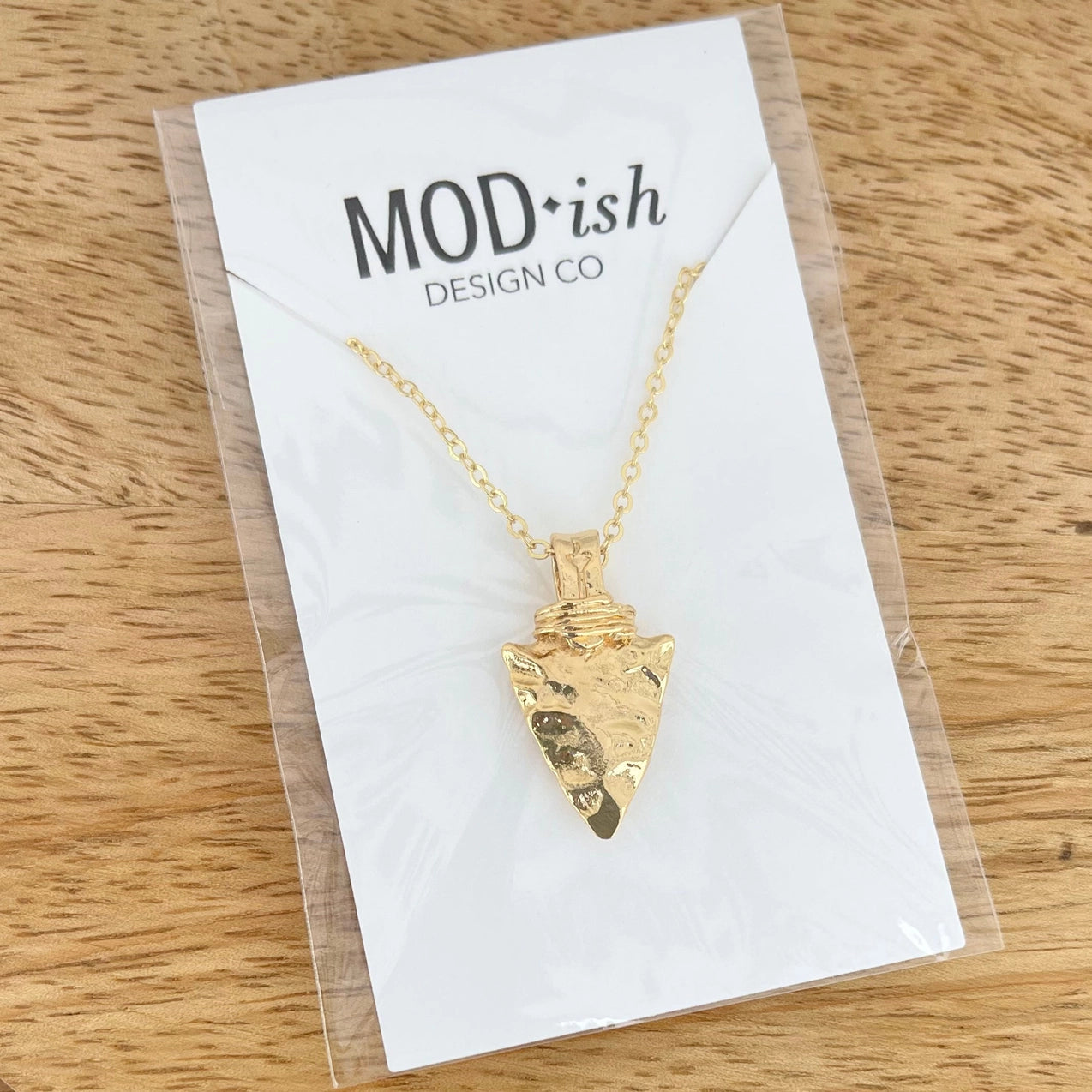 Arrowhead Necklace - Gold