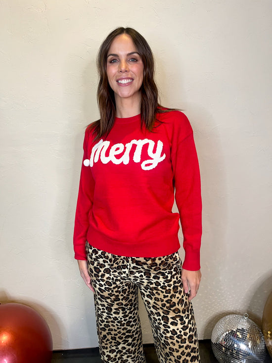 Feeling Merry Sweater - Red