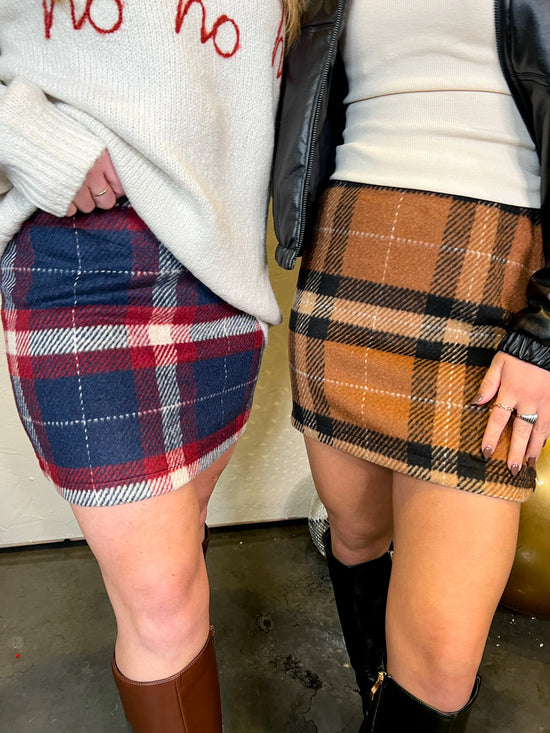 Clueless Mini Skirt - Navy