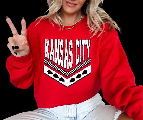 Retro Kansas City Football Sweatshirt - Revel Boutique