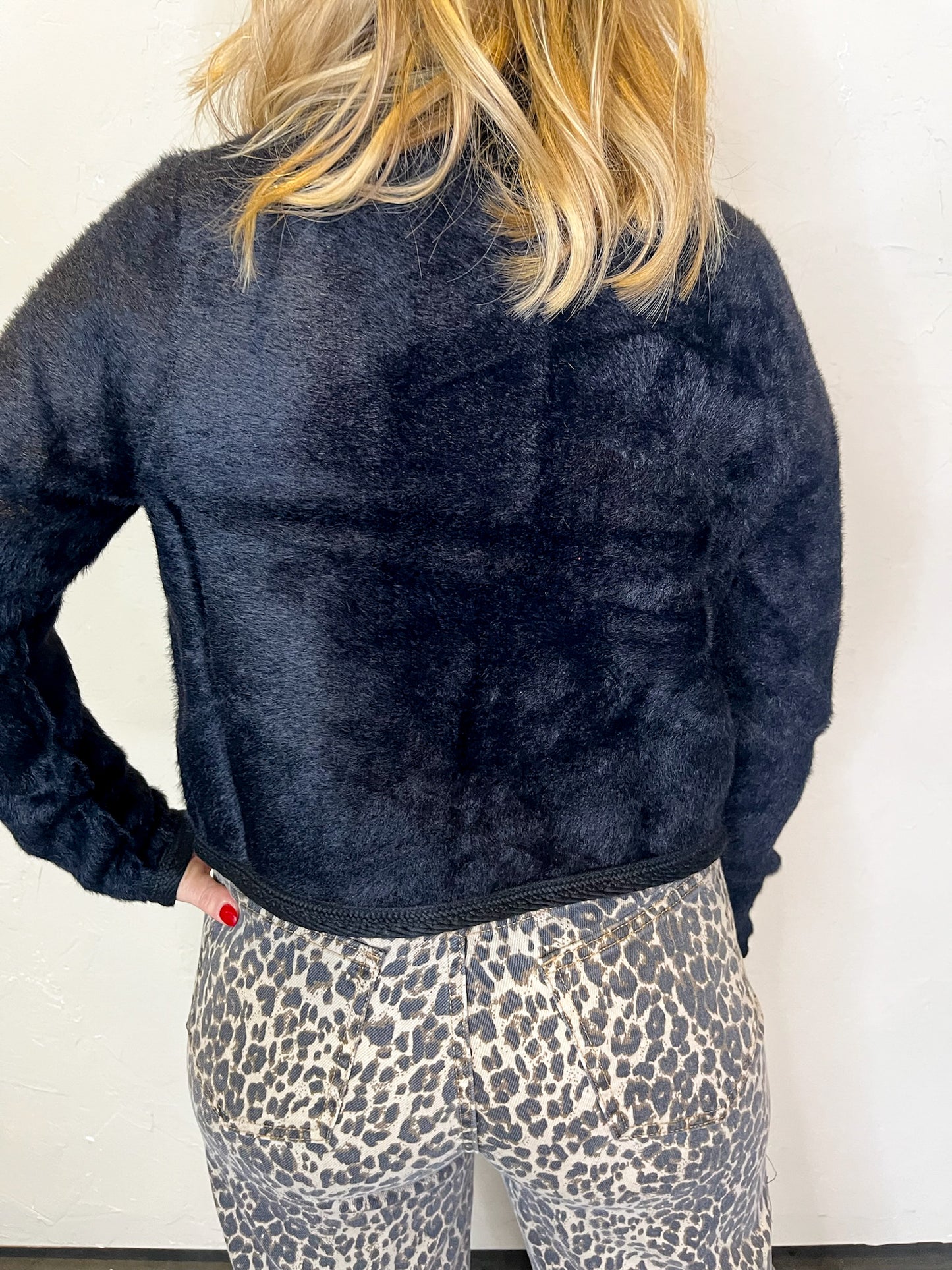 Chic Side Jacket - Black