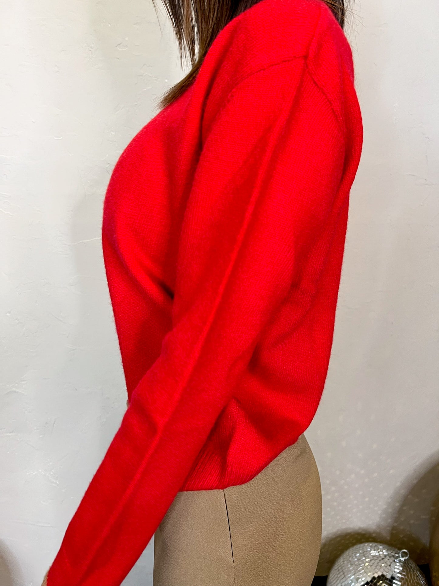 Fired Up Sweater - Red