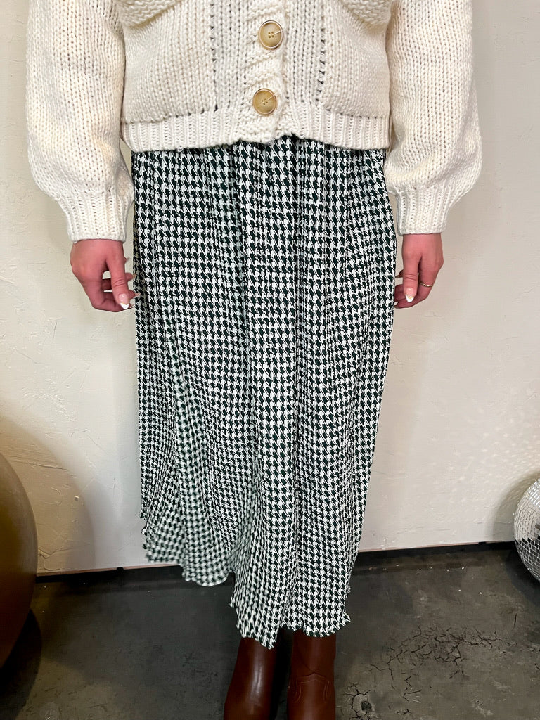 Mayflower Check Skirt - Green