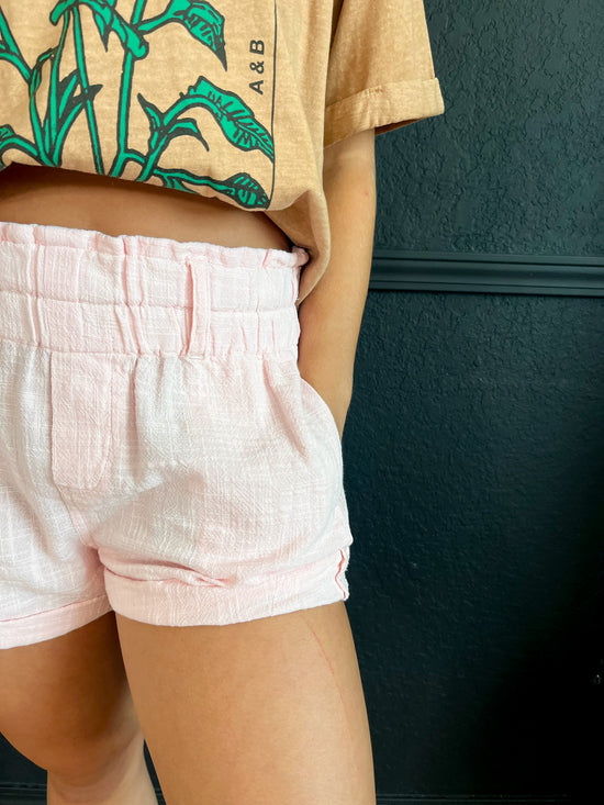 Free People: Solar Flare Shorts - Pink-A-Boo