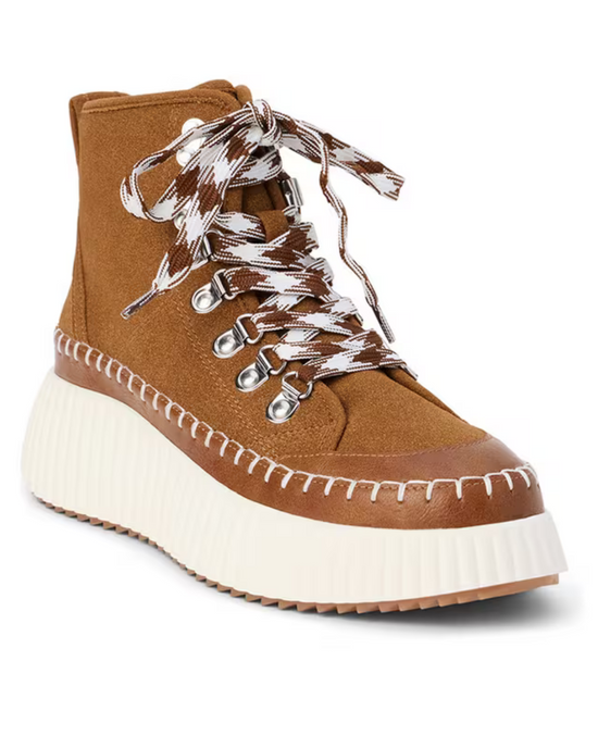 Matisse: Trek Lace Up Hiker Sneaker Boot - Chestnut - Revel Boutique