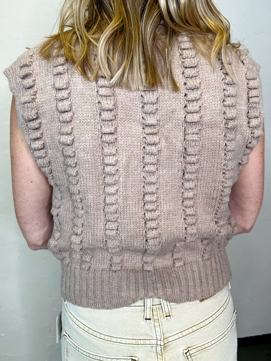 Willow Sleeveless Turtleneck - Taupe