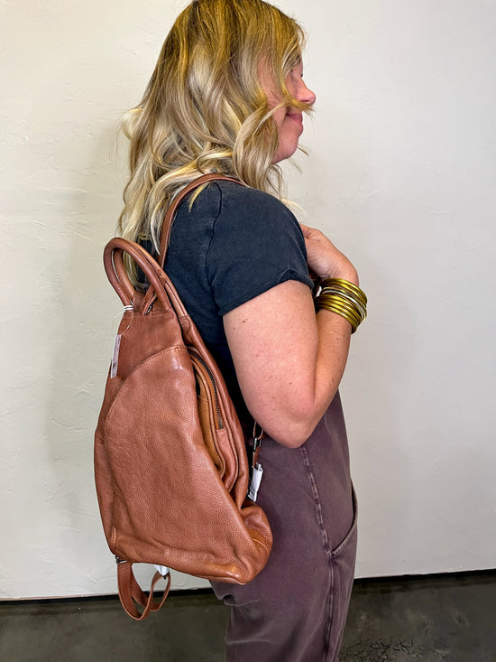 Free People: Soho Convertible Sling - Distressed Brown