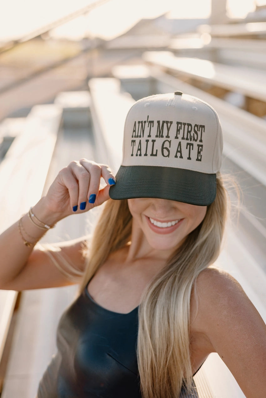 Ain't My First Tailgate Trucker Hat - Revel Boutique