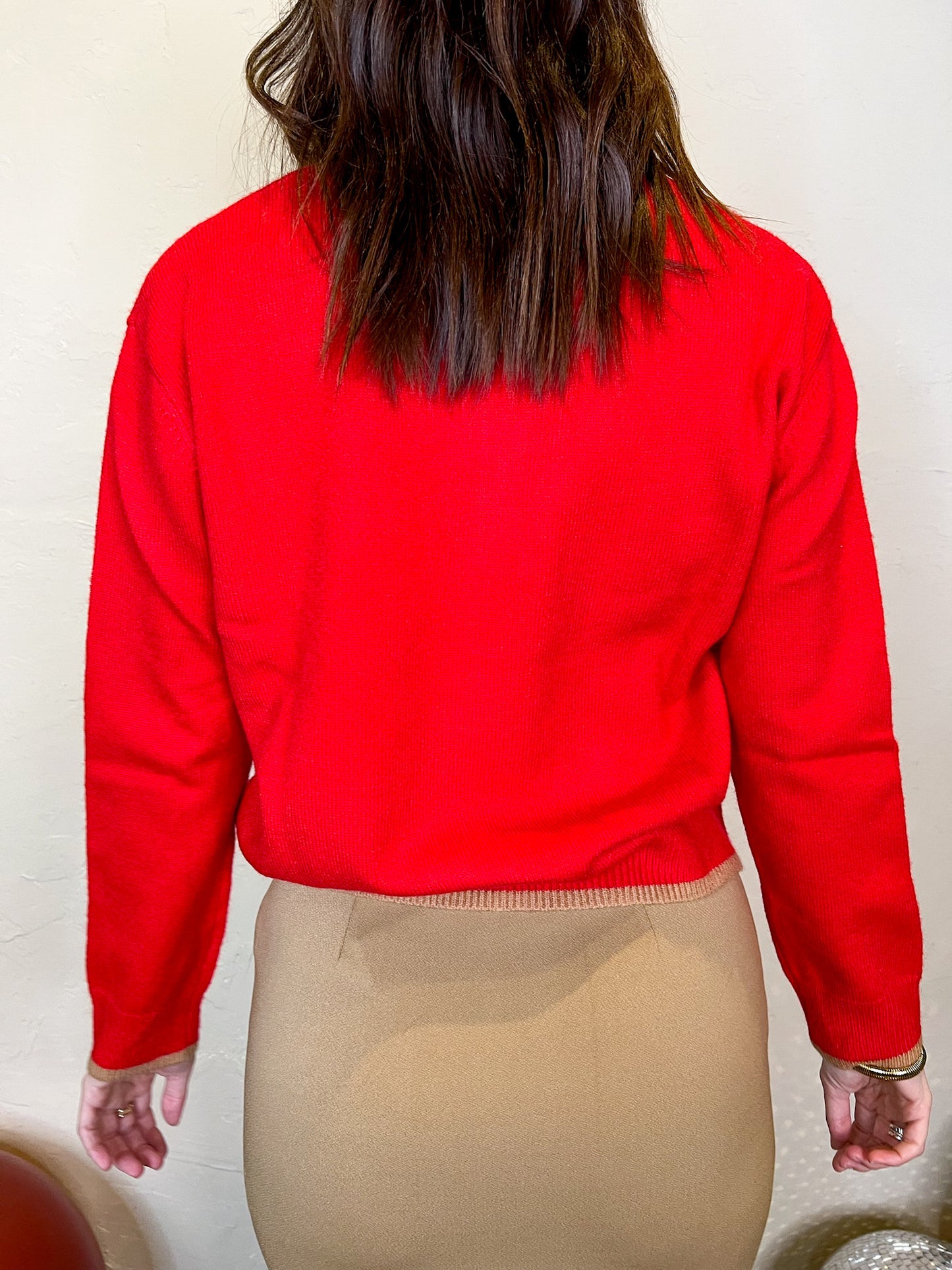 Fired Up Sweater - Red