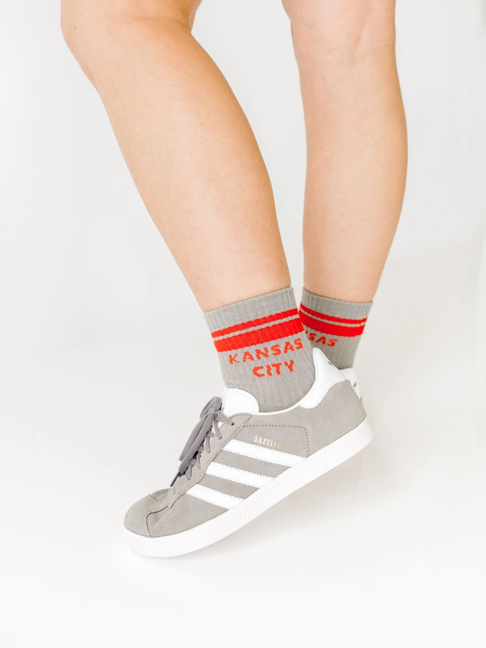 Kansas City Crew Socks - Gray