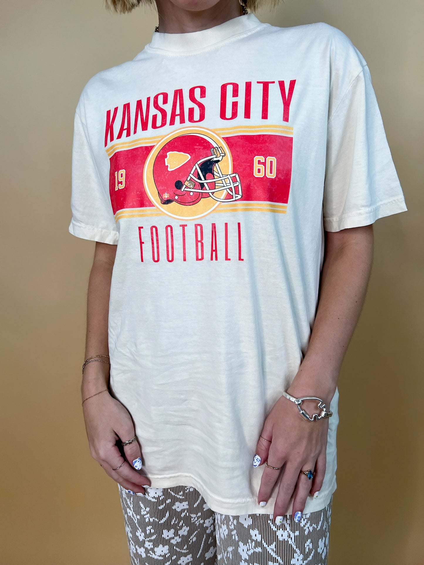 Vintage Kansas City Football Tee - Revel Boutique