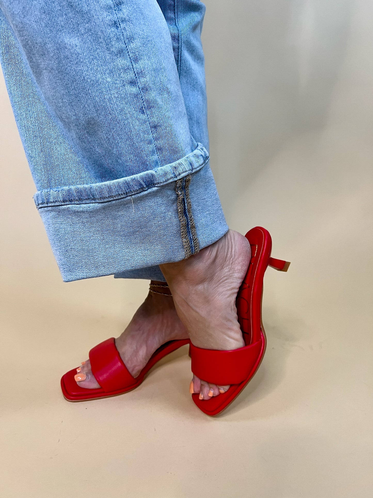 Matisse: Blondie Heeled Sandal - Red - Revel Boutique