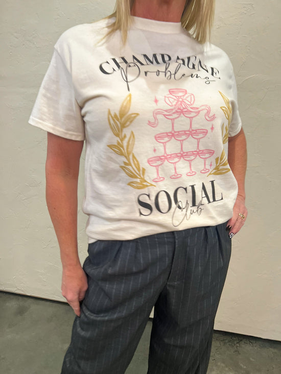 Champagne Problems Club Tee