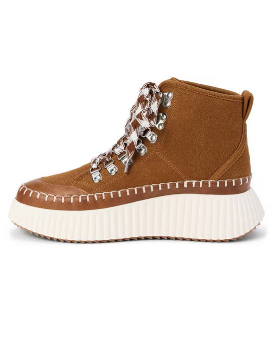 Matisse: Trek Lace Up Hiker Sneaker Boot - Chestnut - Revel Boutique