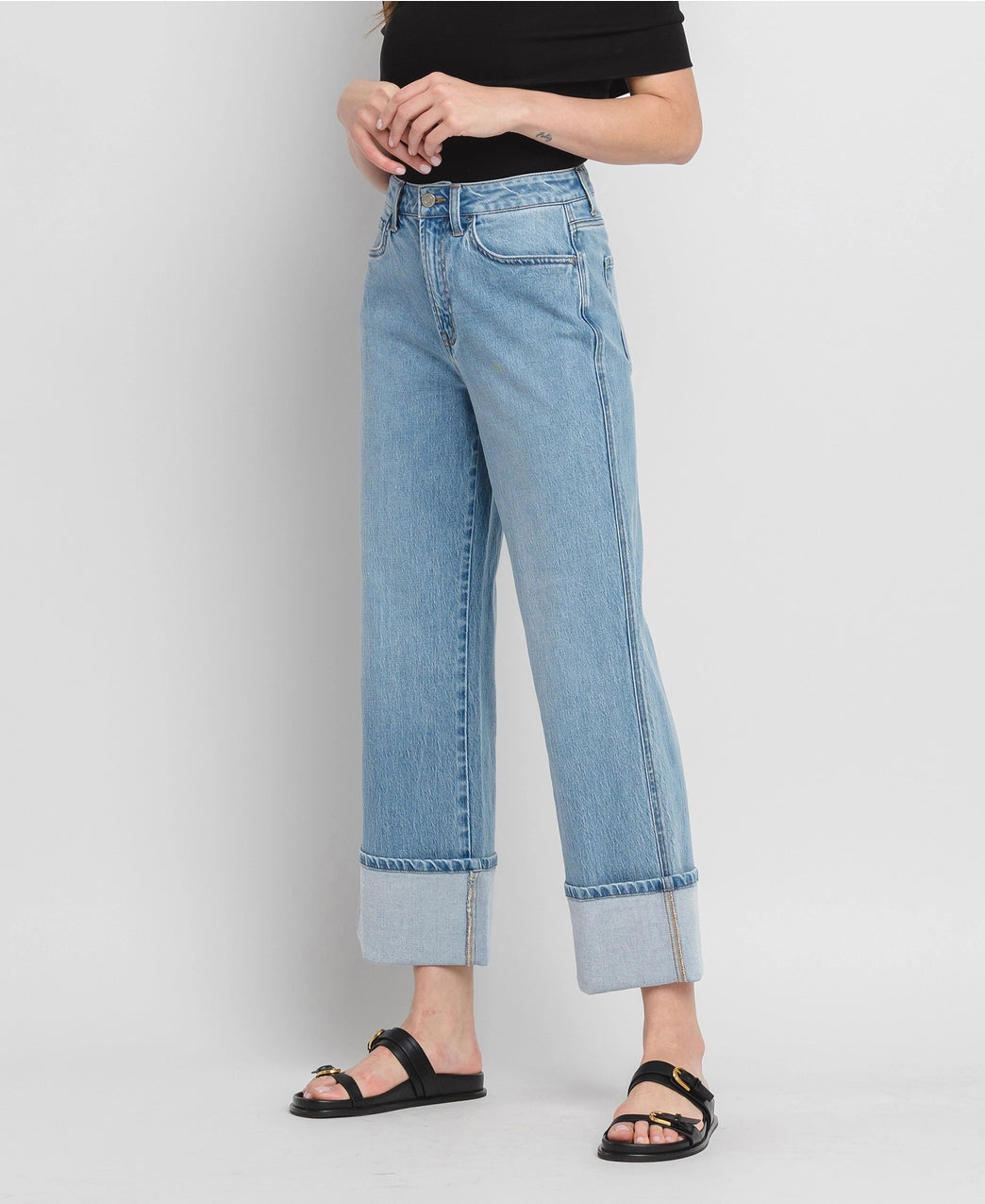 Gabby Big Cuff Denim