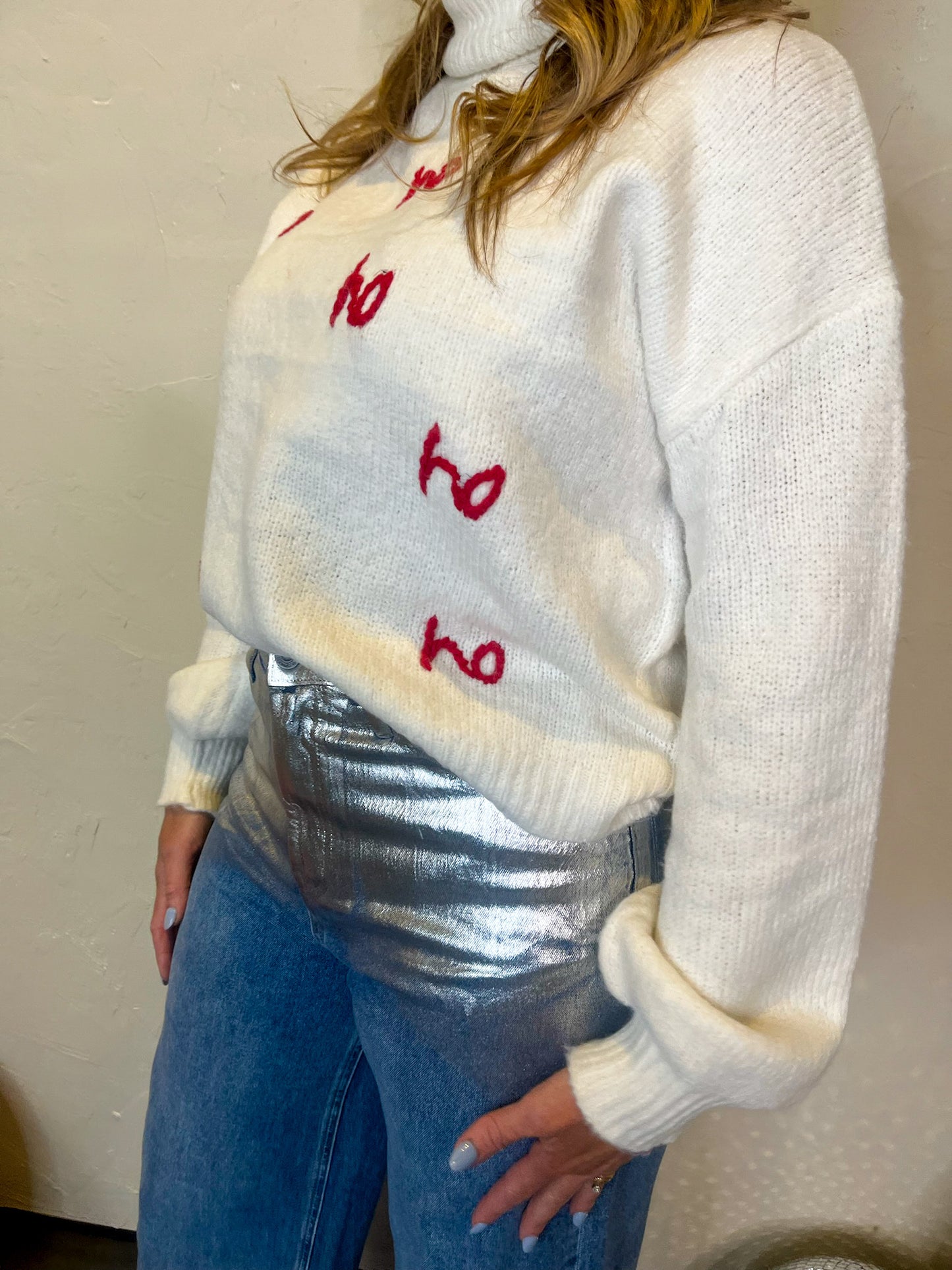 Ho Ho Ho Stitch Turtleneck