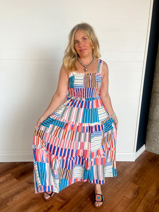 Josie Mixed Stripe Dress