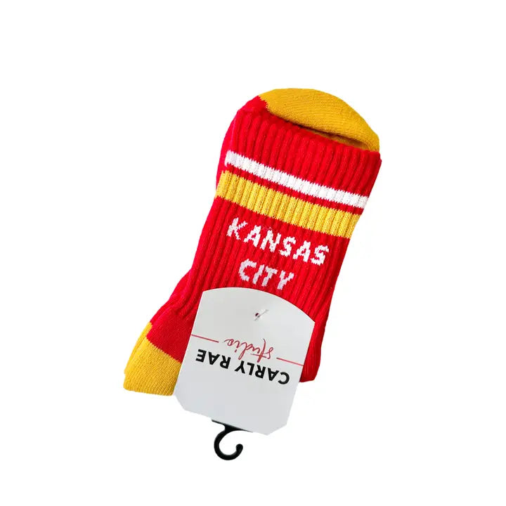 Kansas City Crew Socks-Red