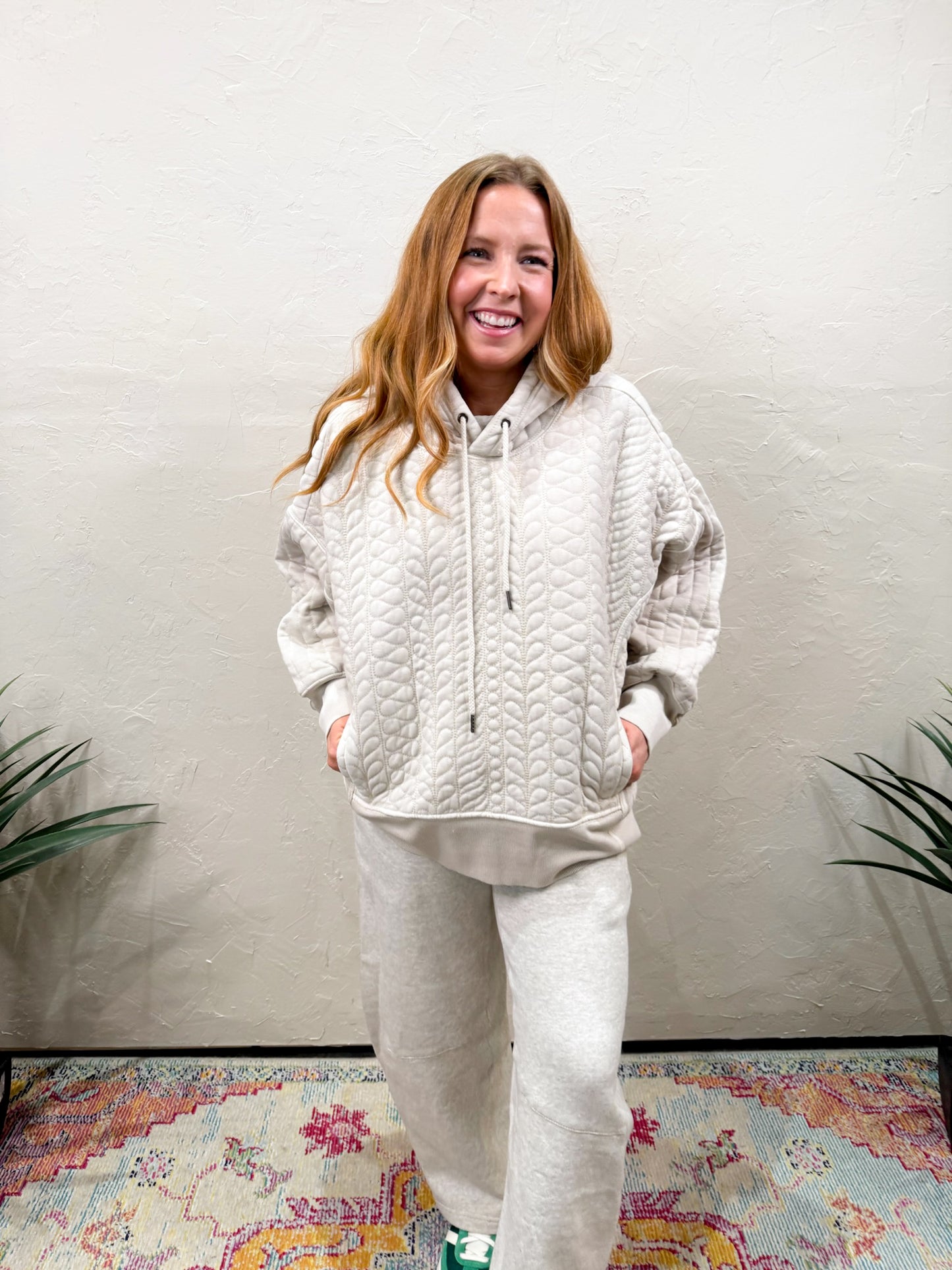 Free People: Sprint to the Finish Quilted Hoodie - Homeplate