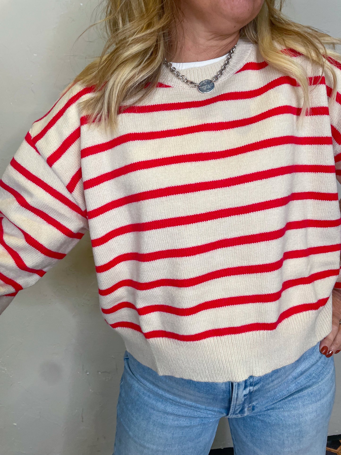 Flip The Script Sweater - Red