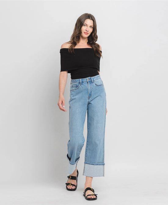 Gabby Big Cuff Denim