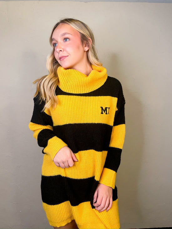 MU Striped Sweater Dress