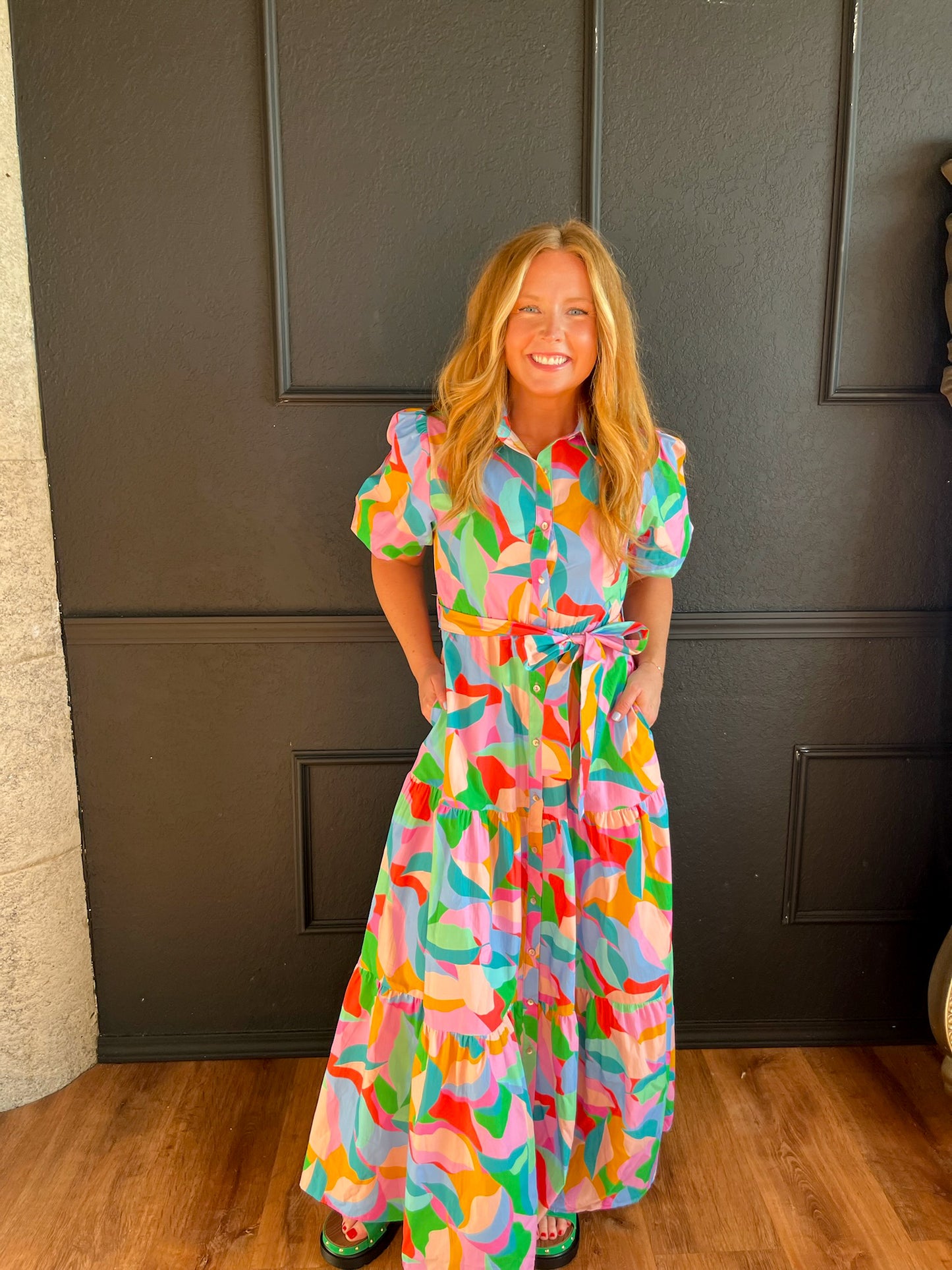 Palm Springs Belted Maxi