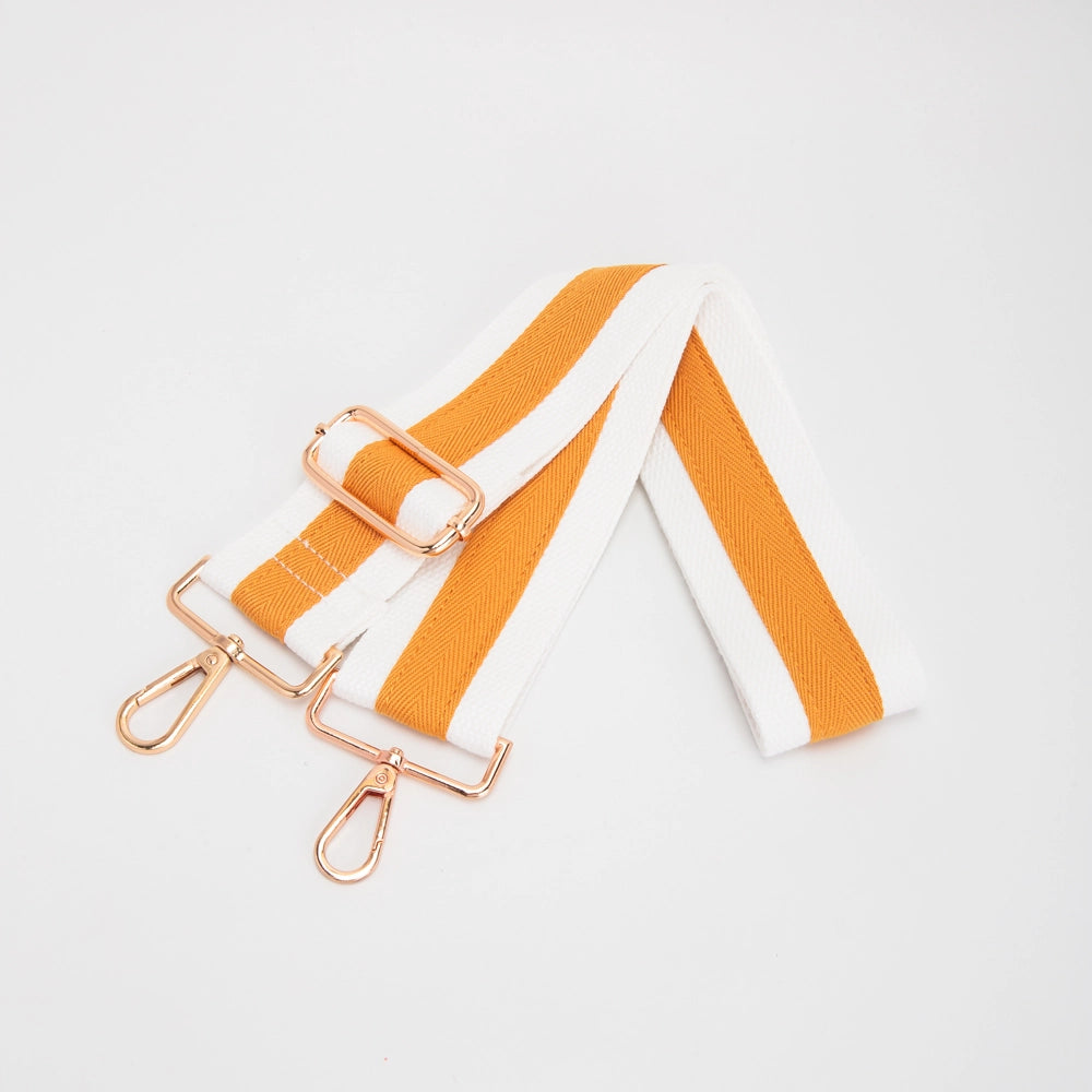 Team Spirit Game Day Bag Strap - Mustard/White