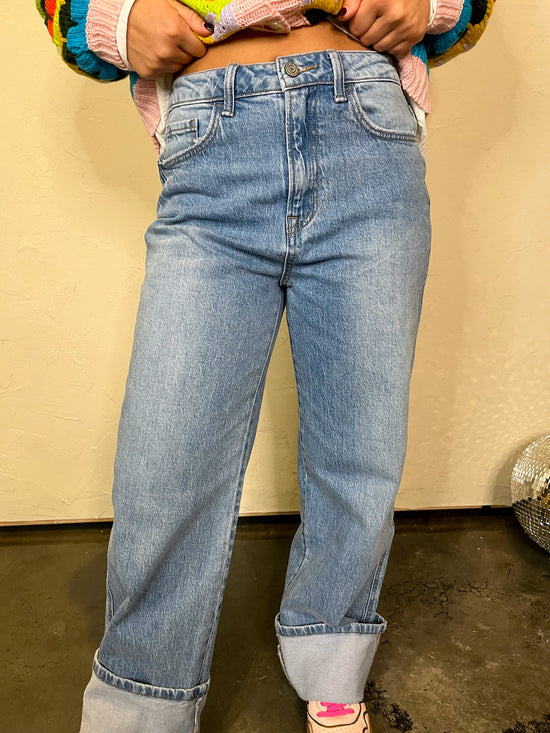 Gabby Big Cuff Denim