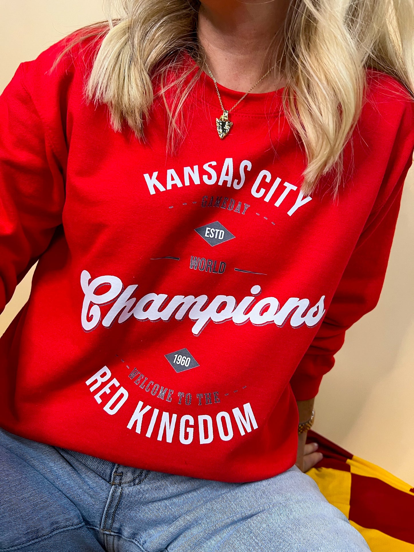 Red Kingdom Champions Sweatshirt - Revel Boutique