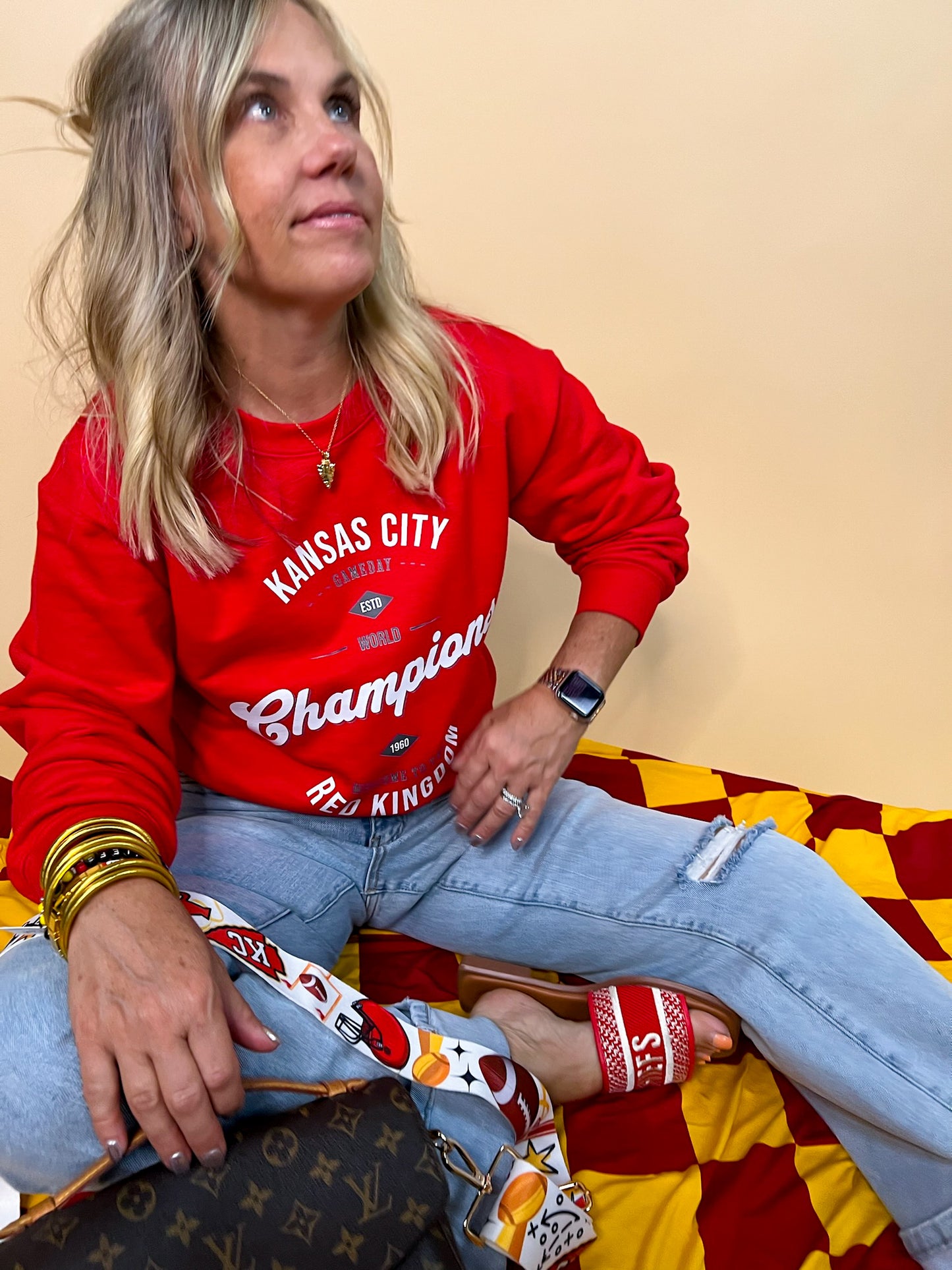 Red Kingdom Champions Sweatshirt - Revel Boutique