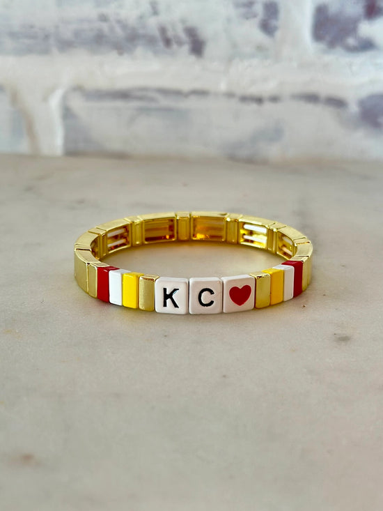 Love KC Tile Bracelet