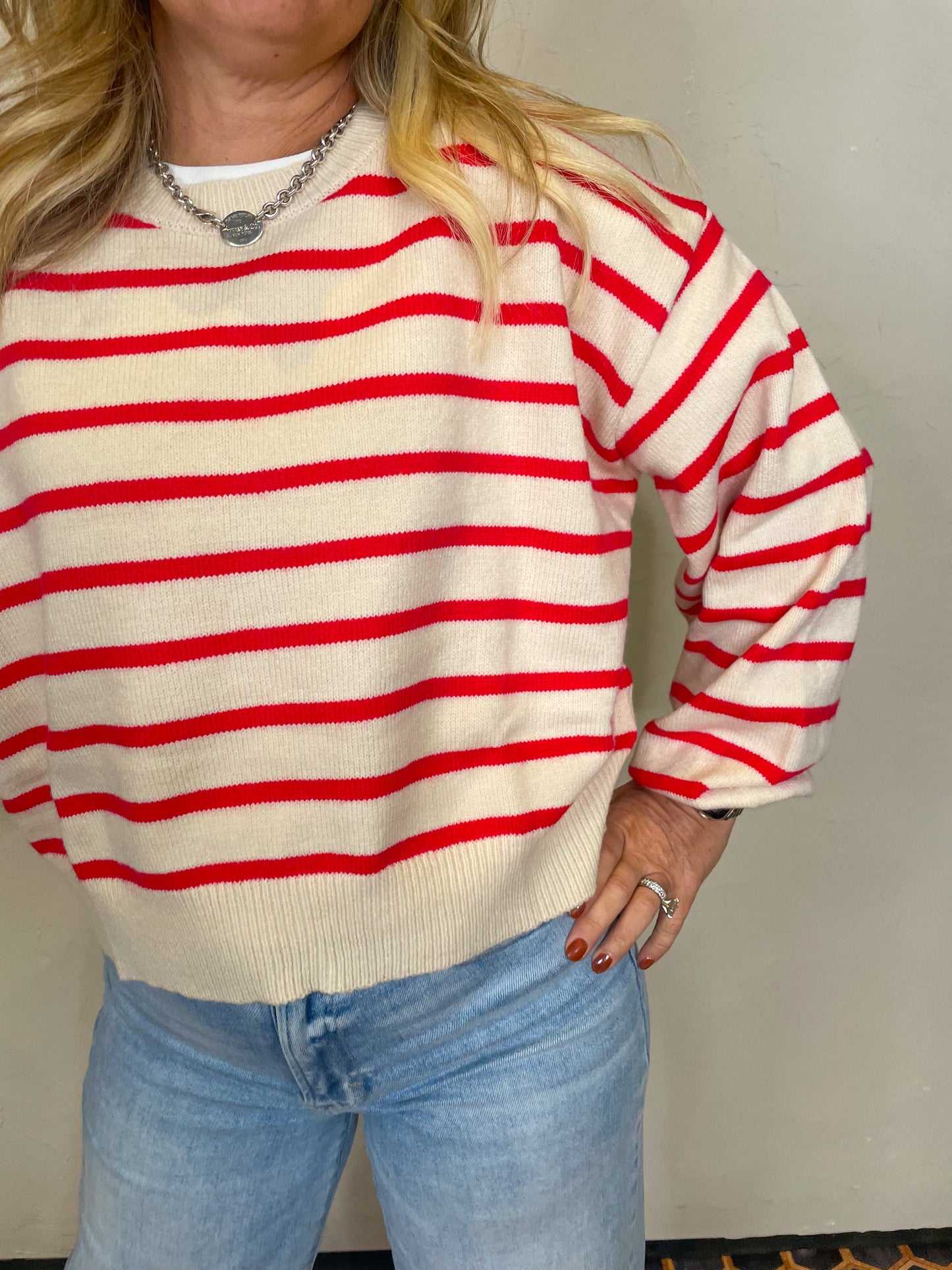 Flip The Script Sweater - Red