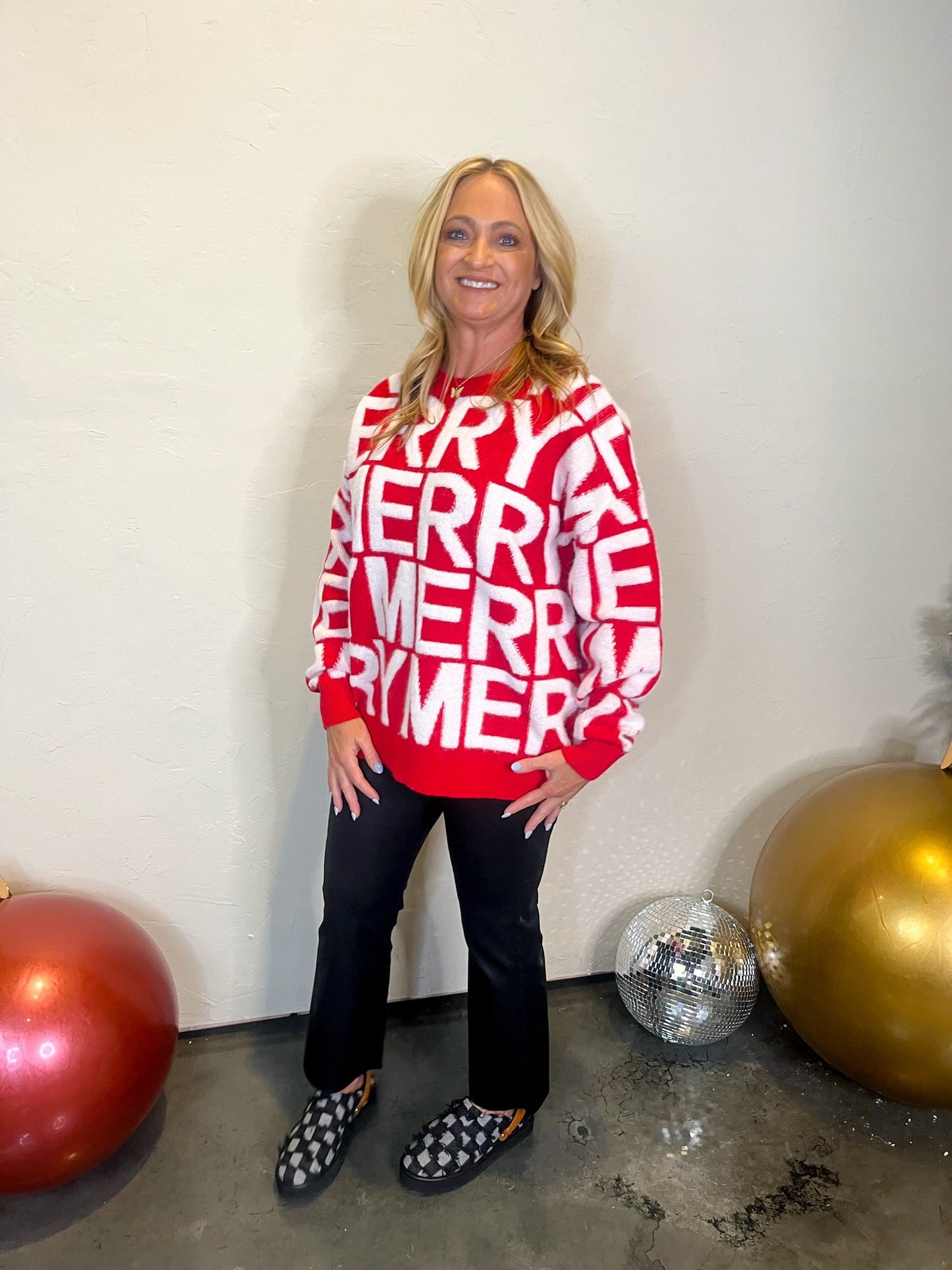 Super Merry Sweater - Red