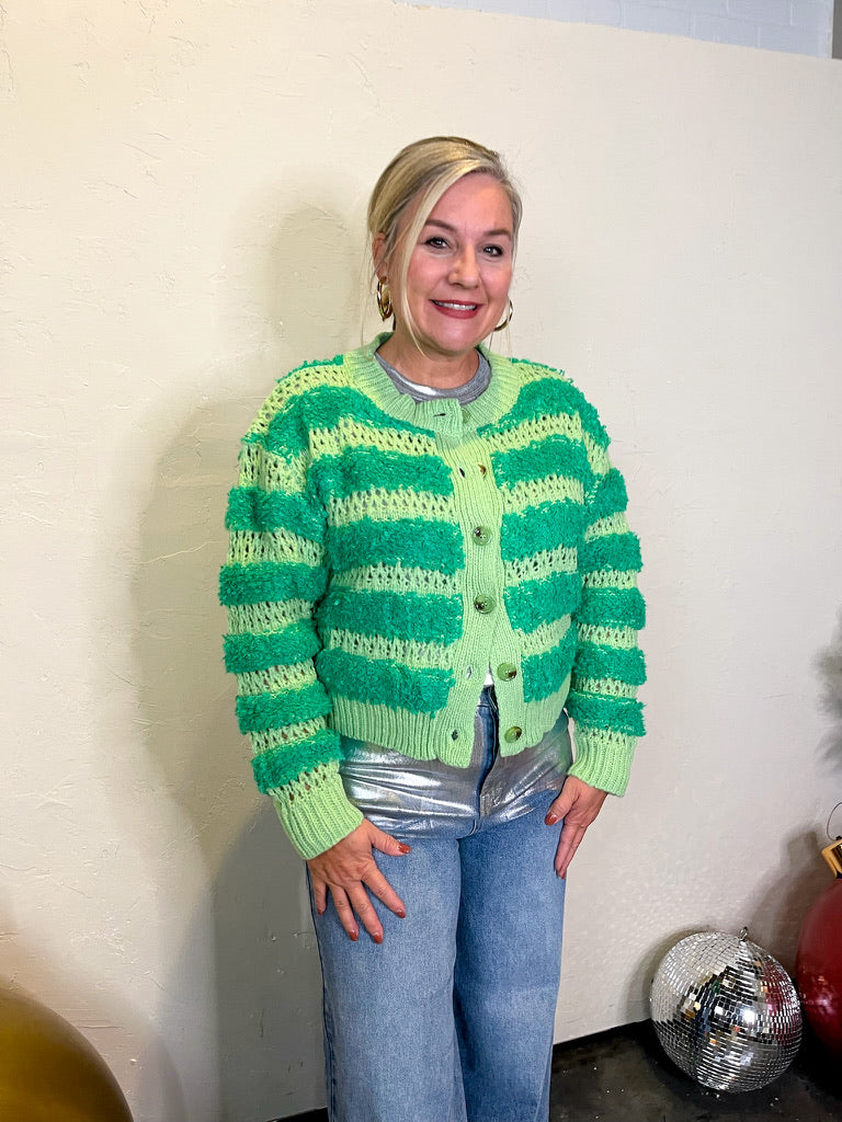 Cindy Lou Cardigan - Green