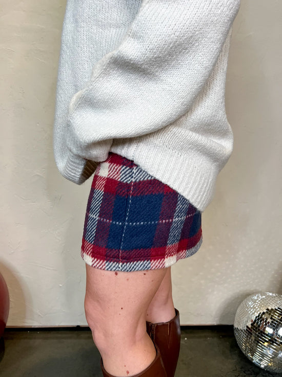 Clueless Mini Skirt - Navy