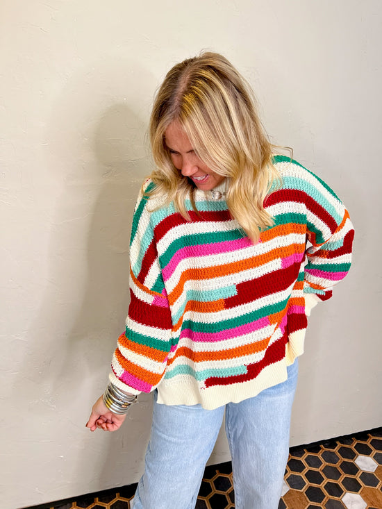 Hollie Colorblock Sweater