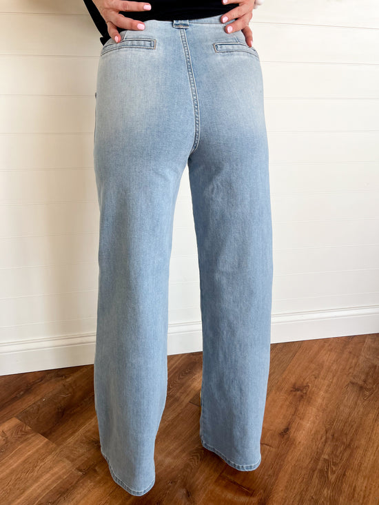 San Diego Utility Jeans - Light Denim - Revel Boutique