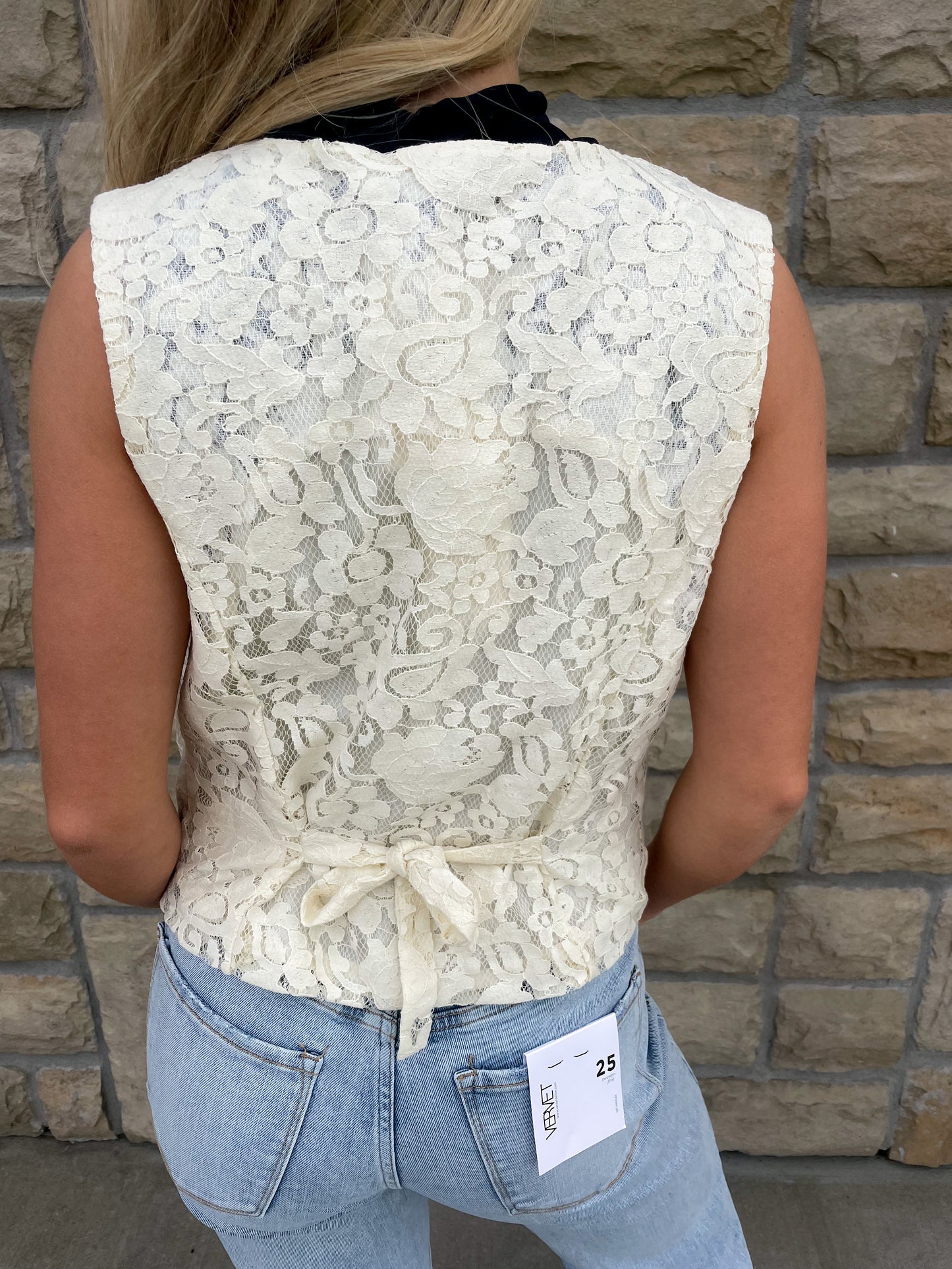 Forevermore Lace Vest - Revel Boutique