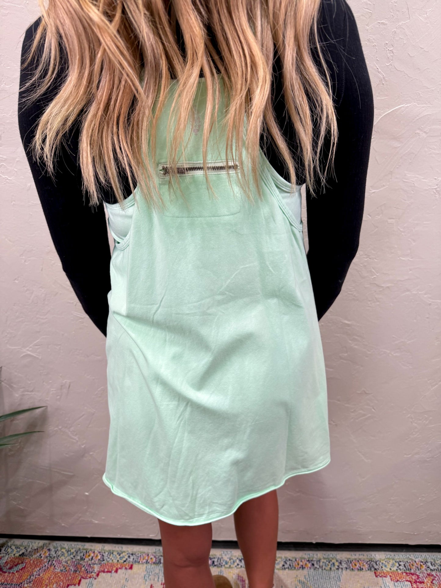 Free People: Hot Shot Mini Dress - Pistachio