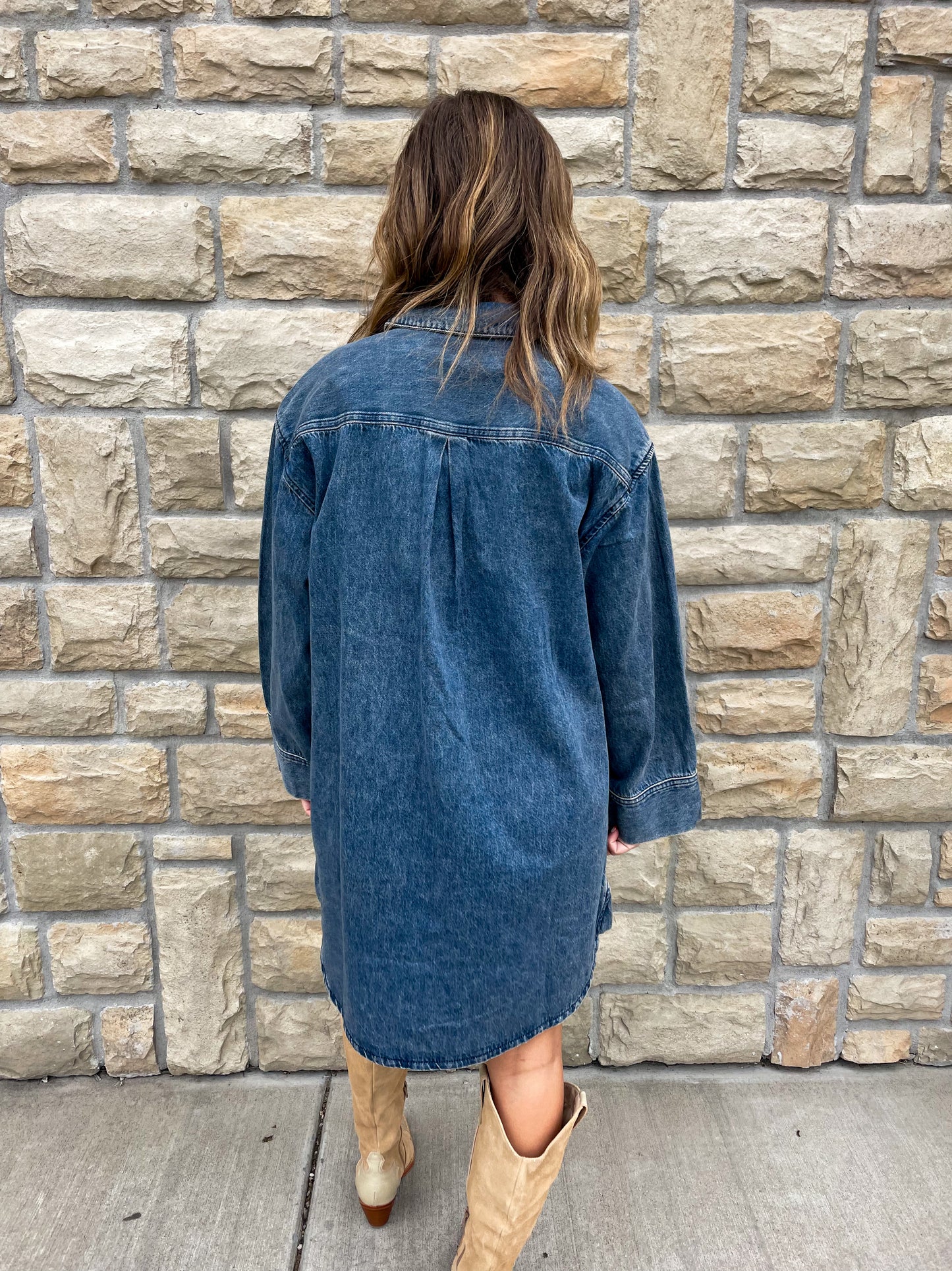 FRNCH: Domitille Denim Dress - Revel Boutique