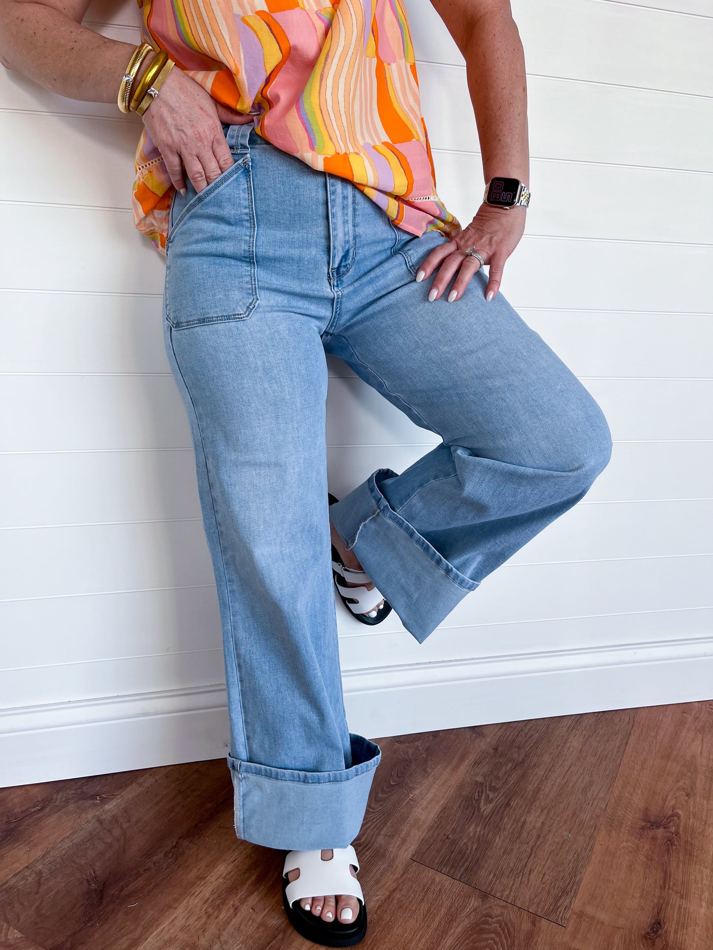 San Diego Utility Jeans - Light Denim - Revel Boutique