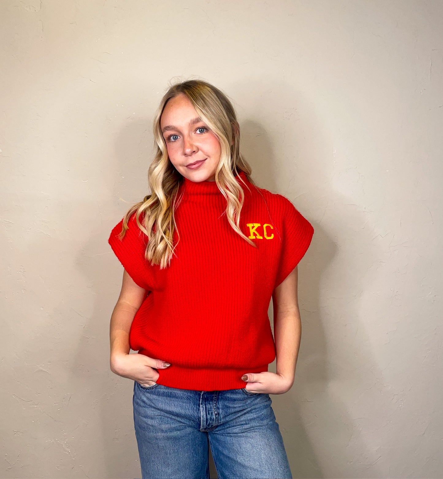 KC Embroidered Sweater