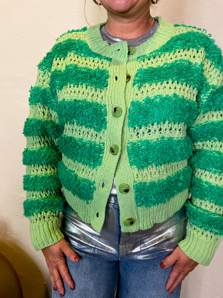 Cindy Lou Cardigan - Green