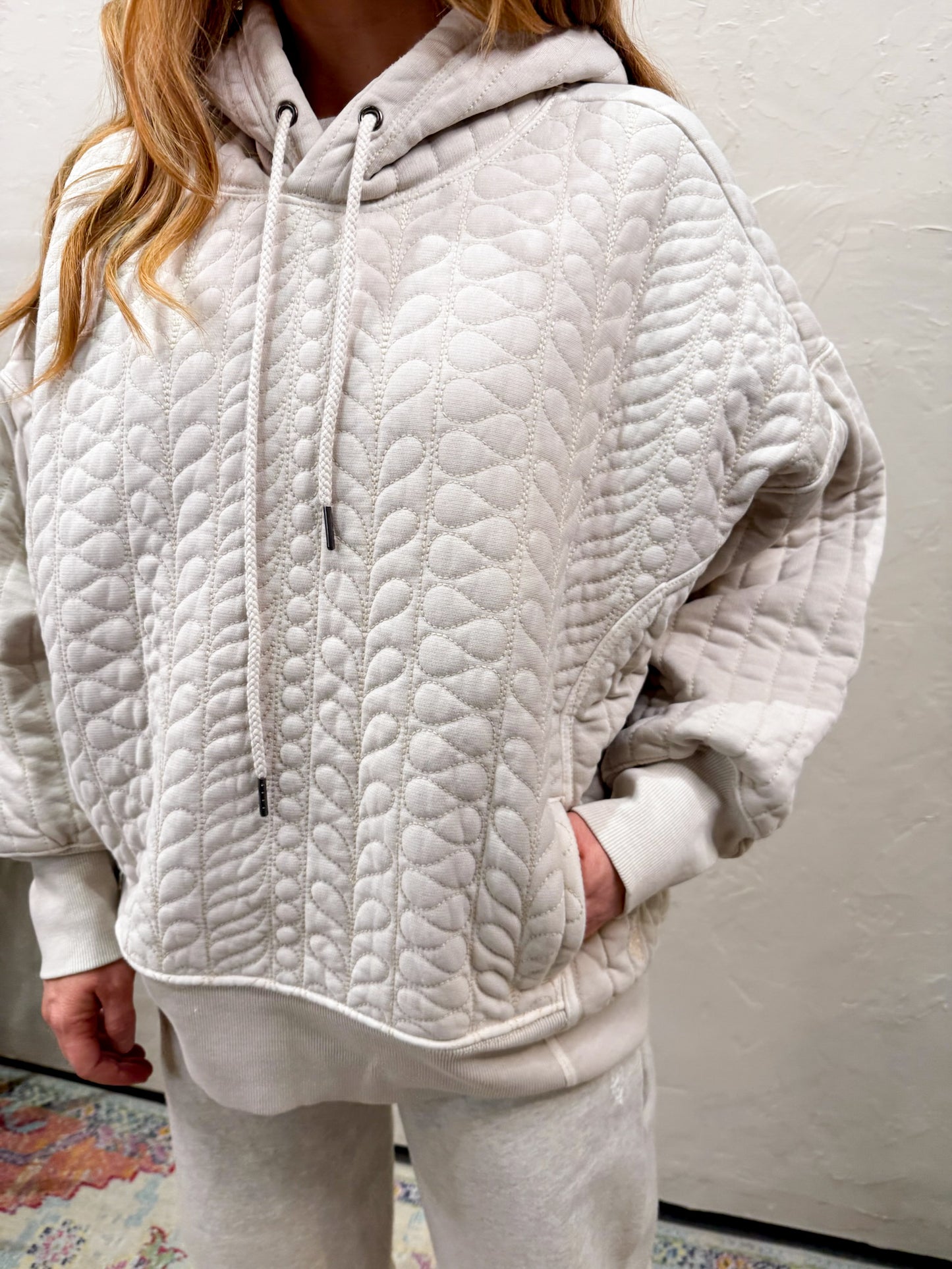 Free People: Sprint to the Finish Quilted Hoodie - Homeplate