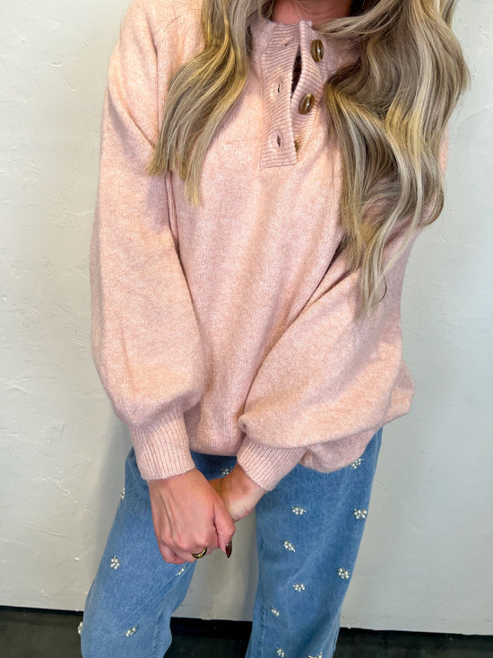 Sutton Sweater - Blush