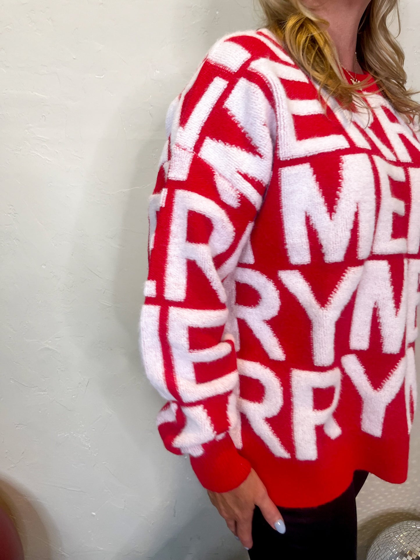 Super Merry Sweater - Red