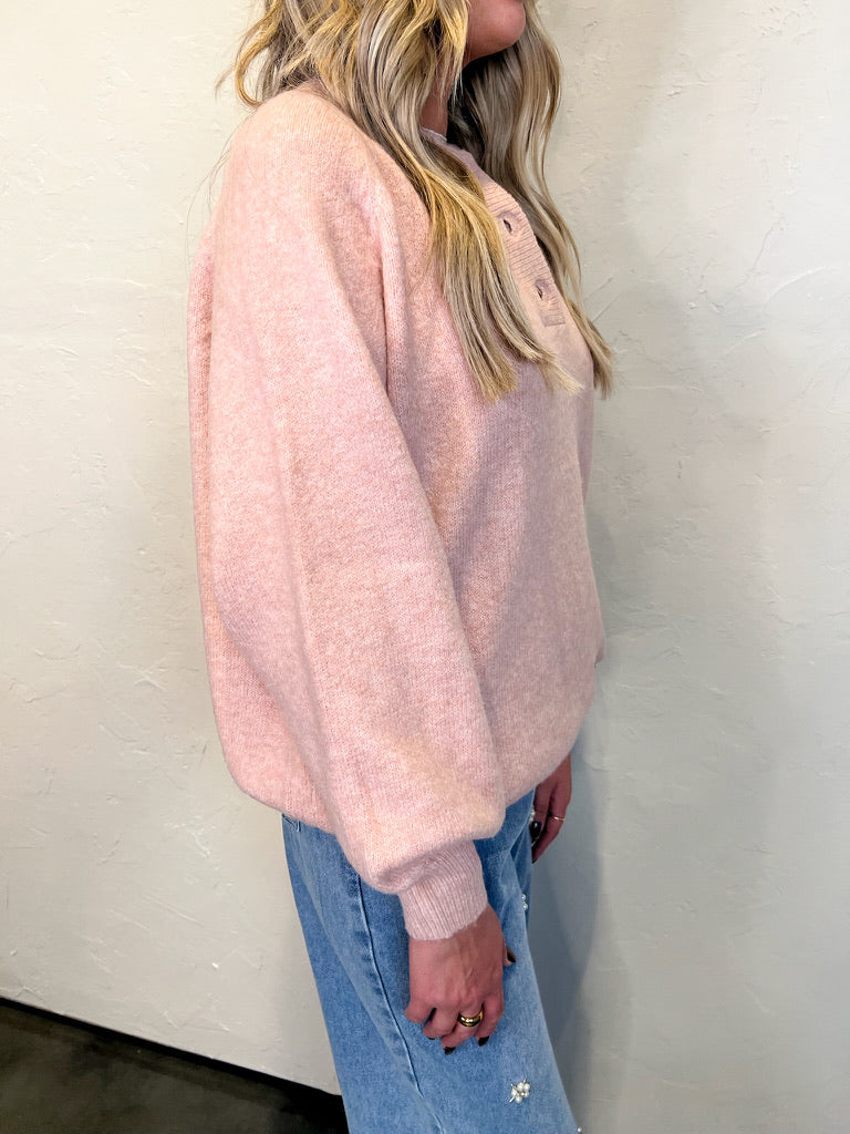 Sutton Sweater - Blush