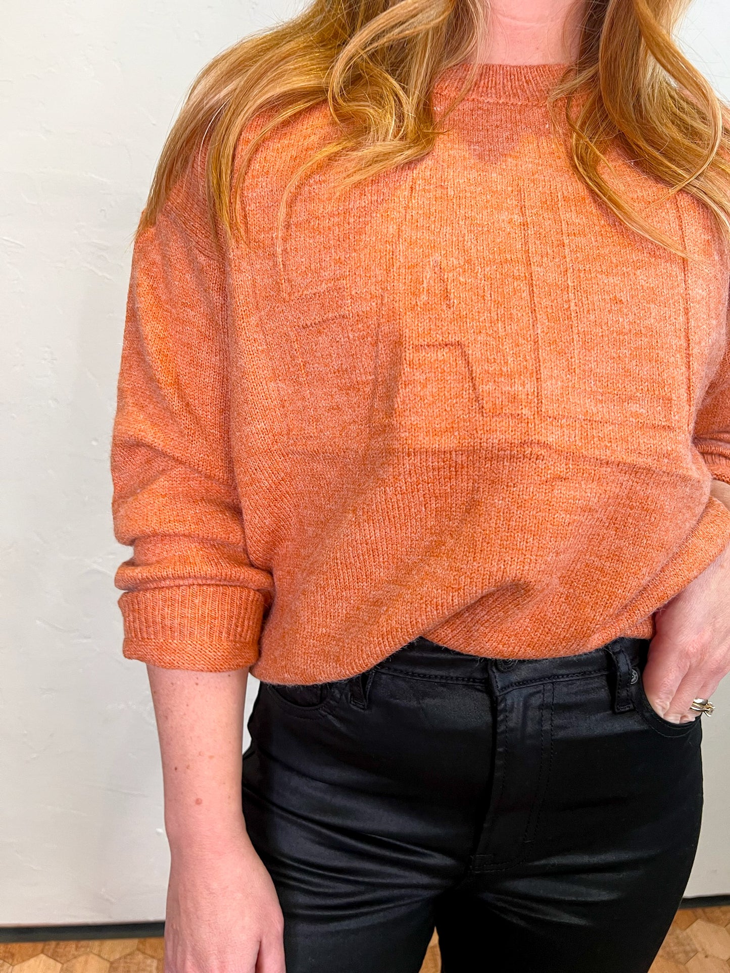 Fall Embossed Sweater