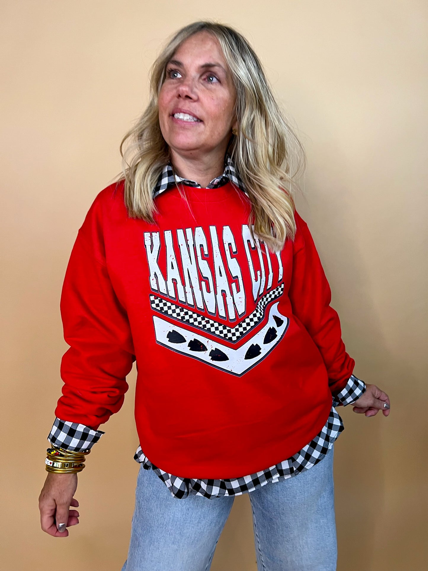 Retro Kansas City Football Sweatshirt